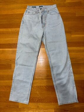 wild fable Light Blue High-Rise Straight Jeans